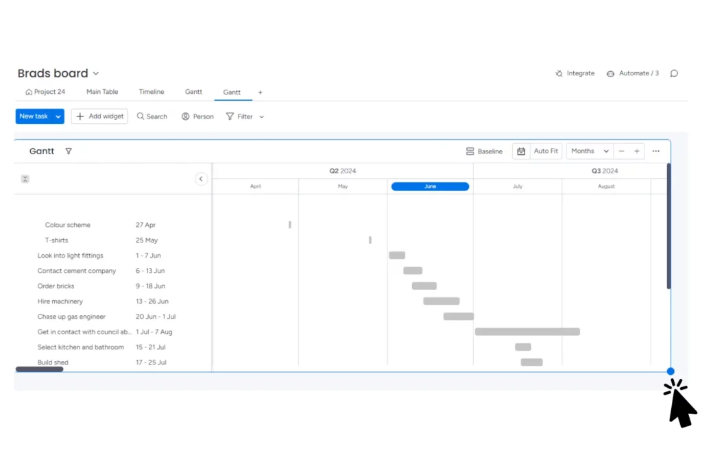 Screenshot showing how to navigate to chart settings