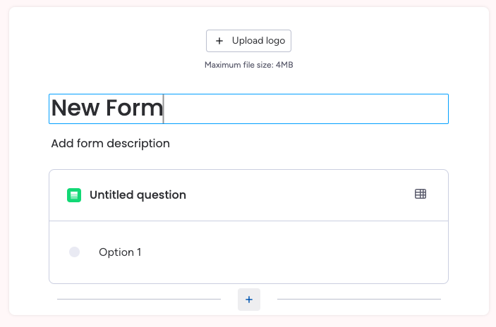 screenshot of creating modules in monday.com forms