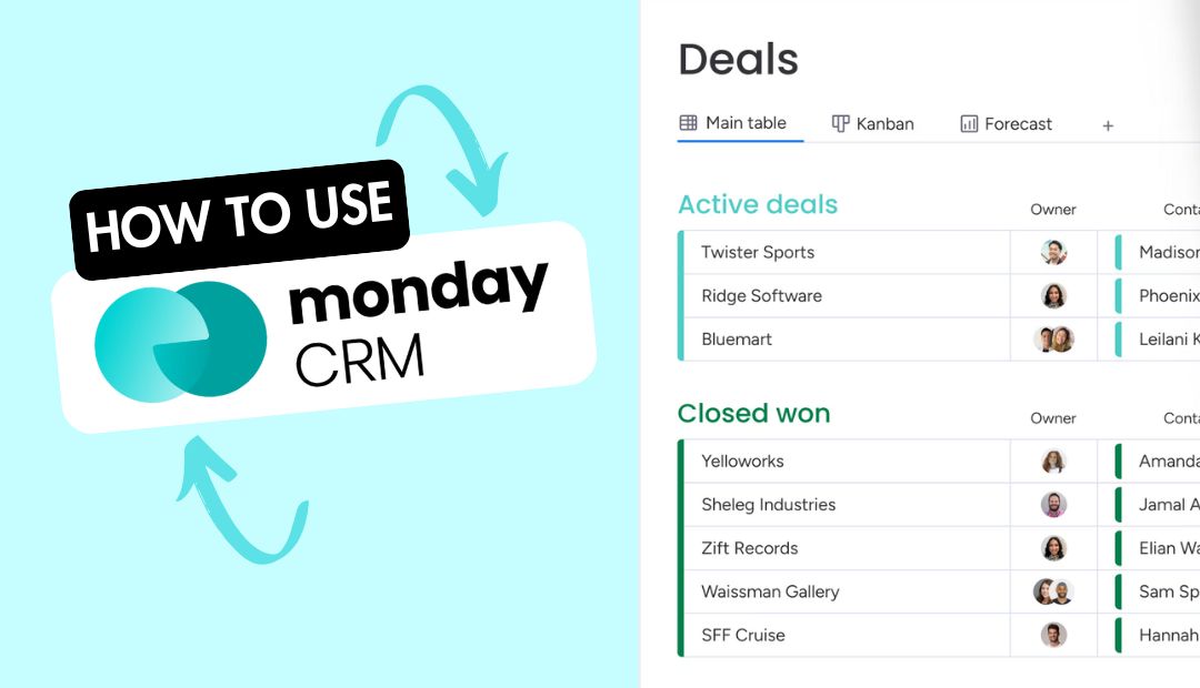 How to use monday CRM